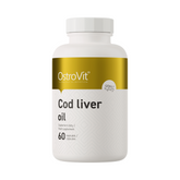 OstroVit Cod Liver Oil 60 kapsulas – A un D vitamīns ar Omega-3 imunitātei, sirdij un redzei